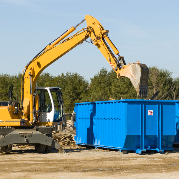 what size residential dumpster rentals are available in Moss Point MS